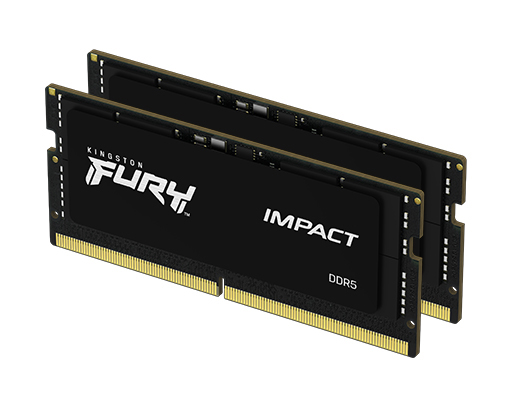 Kingston FURY Impact DDR5 SODIMM メモリ – 8GB-64GB/6400MT/s
