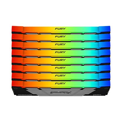 Kingston FURY™ Renegade DDR4 RGB メモリ – 8GB～256GB 3000MT/s
