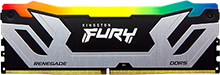 24GB (1x24GB) DDR5 8400MT/s CL40 FURY Renegade Silver/Black RGB CUDIMM XMP