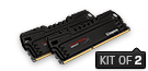 HyperX Beast (T3)              -  16GB Kit*(2x8GB) -  DDR3 1866MT/s XMP CL10 DIMM