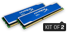 blu -  8GB Kit*(2x4GB) -  DDR3 1600MT/s XMP CL9 DIMM