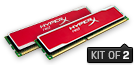 HyperX red                     -  8GB Kit*(2x4GB) -  DDR3 1600MT/s XMP CL9 DIMM
