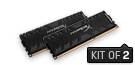HyperX Predator Memory Black   -  16GB Kit*(2x8GB) -  DDR3 2400MT/s  CL11 DIMM