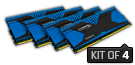 HyperX Predator (T2)           -  16GB Kit*(4x4GB) -  DDR3 1866MT/s  CL9 DIMM
