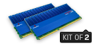 T1 -  4GB Kit*(2x2GB) -  DDR2 1066MT/s  CL5 DIMM