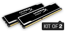HyperX blu black               -  8GB Kit*(2x4GB) -  DDR3 1600MT/s XMP CL9 DIMM