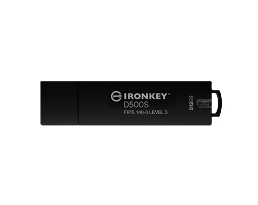 Kingston IronKey D500S USB 3.2 Gen 1 Encrypted Flash Drive - 8GB