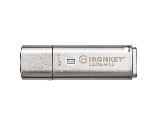HISTORY　NT102 Зашифрований USB флеш-накопичувач IronKey Locker+ 50 - Kingston