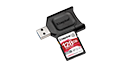 128GB SDXC React+ SDR2 300R/260W UHS-II+MLP SD Reader