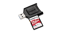 256GB SDXC React+ SDR2 300R/260W UHS-II+MLP SD Reader