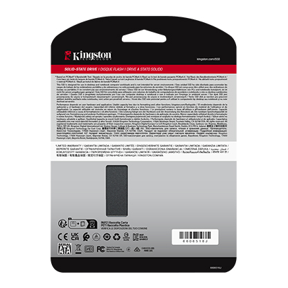 A400 Solid State Drive – 240GB～960GB - Kingston Technology