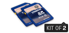 4GB SDHC Class 4 Flash Card Twin Pack (2pcs)