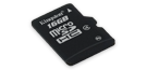 16GB microSDHC Class 4 Flash Card + SD Adapter