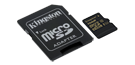 16GB microSDHC Class 10 UHS-I 90MB/s read 45MB/s write + SD Adapter