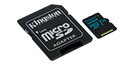 128GB microSDXC Canvas Go 90R/45W U3 UHS-I V30 Card + SD Adapter