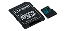 32GB microSDHC Canvas Go 90R/45W U3 UHS-I V30 Card + SD Adapter
