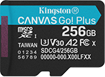 256GB microSDXC Canvas Go Plus Gen4 200R A2 U3 Single Pack w/o ADP