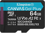64GB microSDXC Canvas Go Plus Gen4 200R A2 U3 Single Pack w/o ADP
