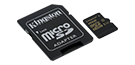 16GB microSDHC Class U3 UHS-I 90R/45W + SD Adapter