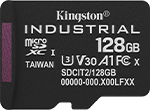 128GB microSDXC Industrial C10 A1 pSLC Card Single Pack w/o Adapter