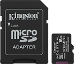 16GB microSDHC Industrial C10 A1 pSLC Card + SD Adapter