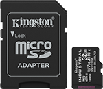 32GB microSDHC Industrial C10 A1 pSLC Card + SD Adapter