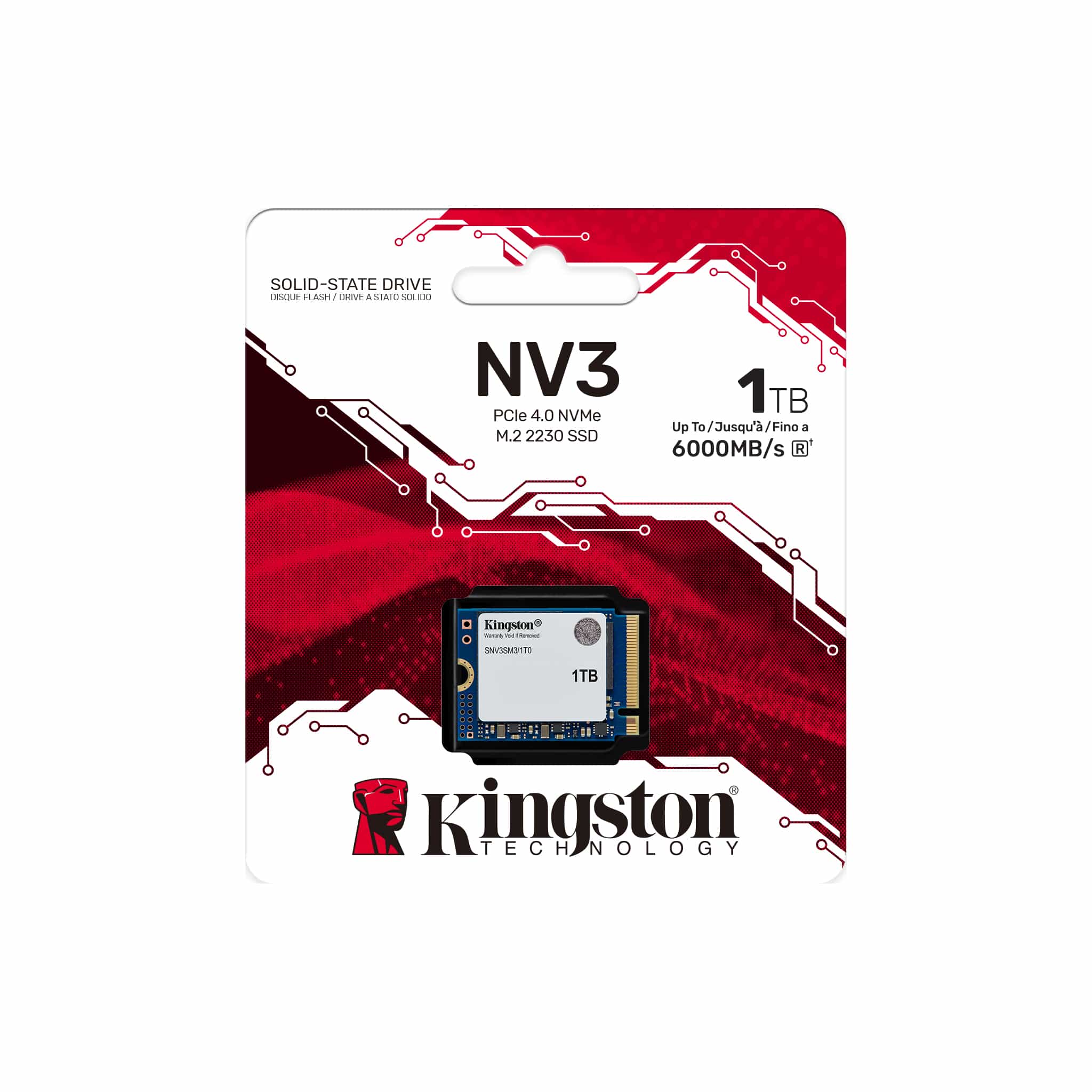 Kingston NV3 PCIe 4.0 NVMe SSD - Lower Power Consumption