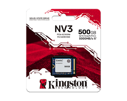 NV3 PCIe 4.0 NVMe SSD 500GB – 4TB - Kingston Technology