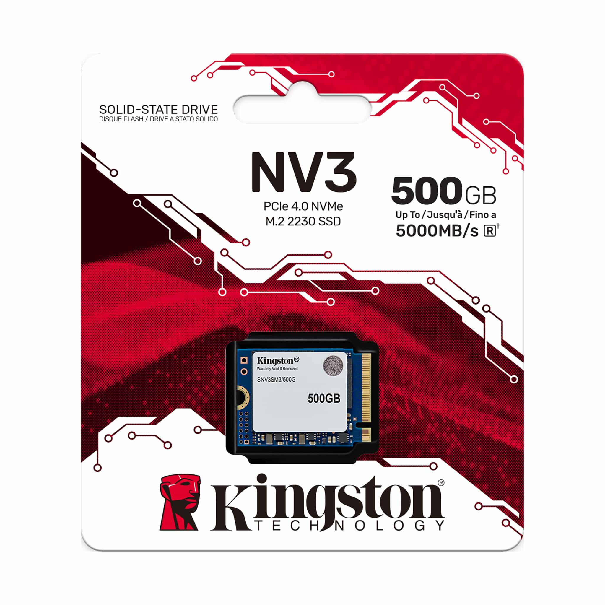 レビュー高評価の商品 NV3 PCIe 4.0 NVMe SSD 500GB – 4TB - Kingston Technology 内蔵型SSD