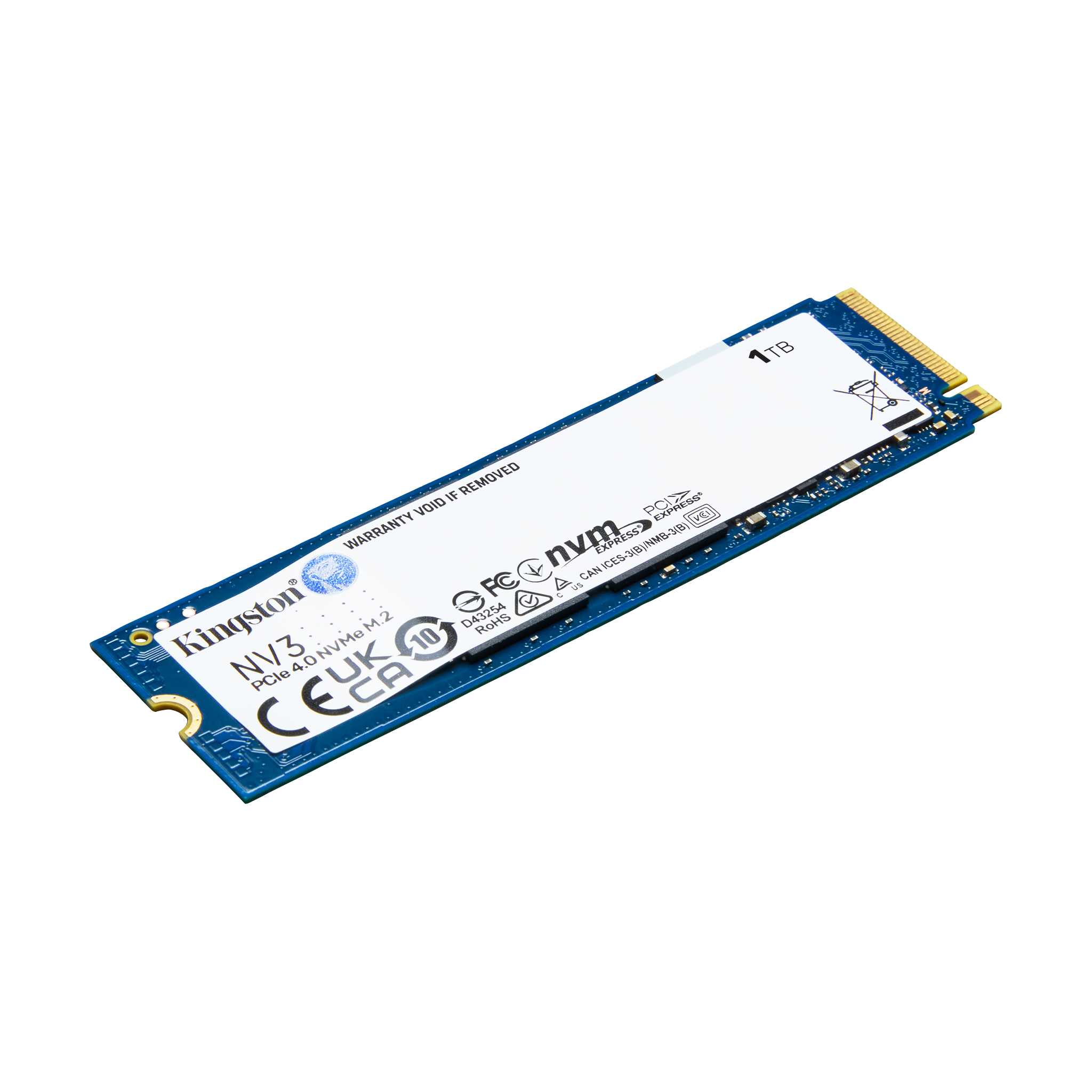 NV3 PCIe 4.0 NVMe SSD 500GB – 4TB - Kingston Technology