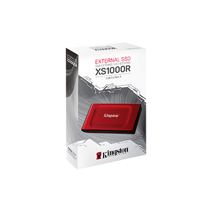 XS1000 External Solid State Drive (SSD), package