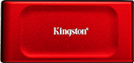 2TB XS1000 Red External SSD USB 3.2Gen2 with Adapter