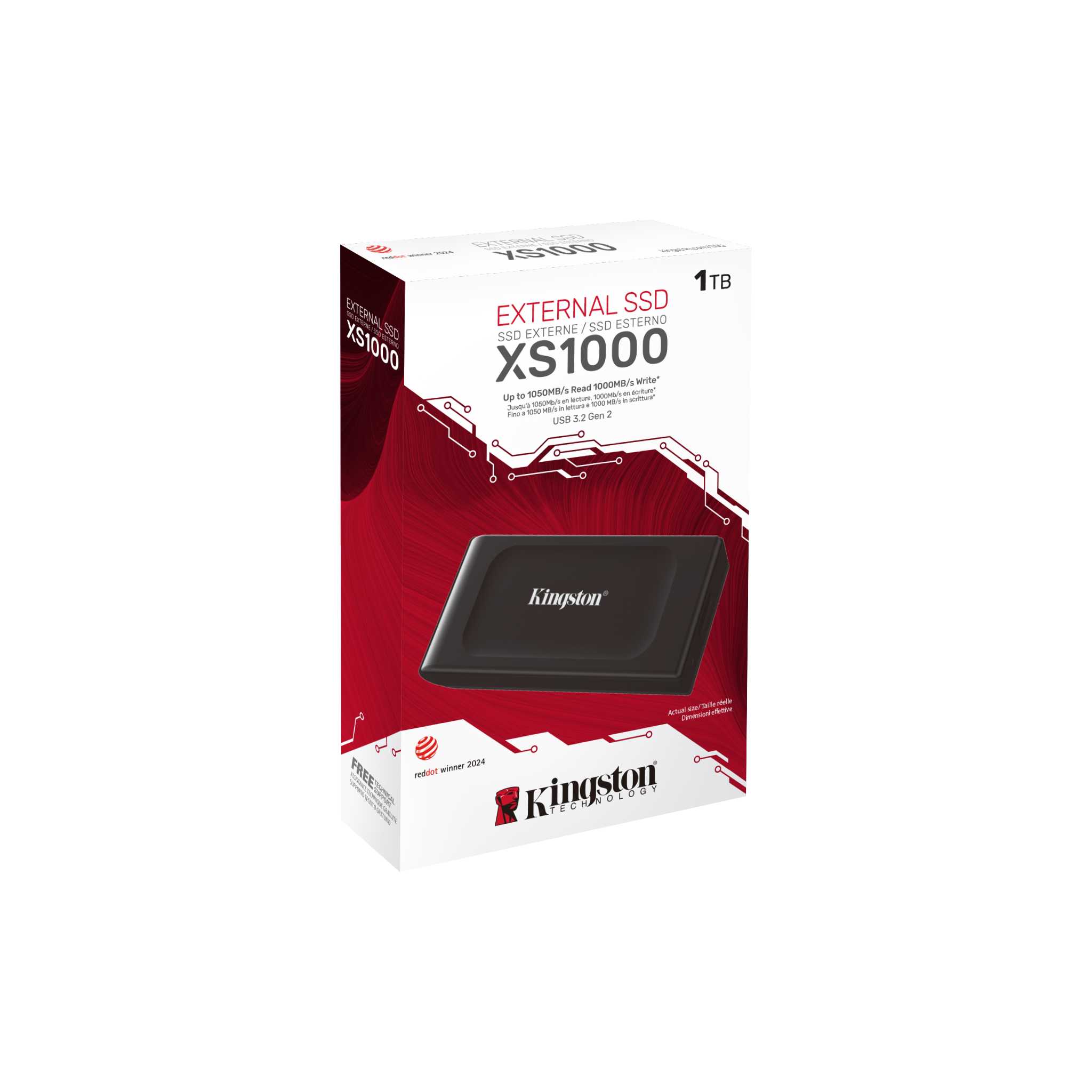 Внешний SSD-накопитель XS1000 — 1–2 ТБ — Kingston Technology- Kingston  Technology