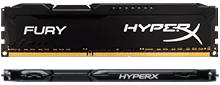 HyperX FURY Memory Black       -  8GB Kit*(2x4GB) -  DDR3 1866MT/s  CL10 DIMM