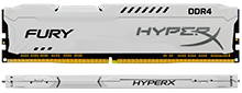 HyperX FURY Memory White       -  16GB Kit*(2x8GB) -  DDR4 2933MT/s  CL17 DIMM