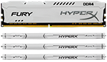 HyperX FURY Memory White       -  64GB Kit*(4x16GB) -  DDR4 2400MT/s  CL15 DIMM