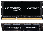HyperX Impact SODIMM           -  16GB Kit*(2x8GB) -  DDR3 1600MT/s  CL9 SODIMM