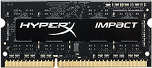 HyperX Impact SODIMM           -  4GB Module -  DDR3 2133MT/s  CL11 SODIMM