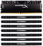 HyperX Predator Memory Black   -  256GB Kit*(8x32GB) -  DDR4 3200MT/s XMP CL16 DIMM