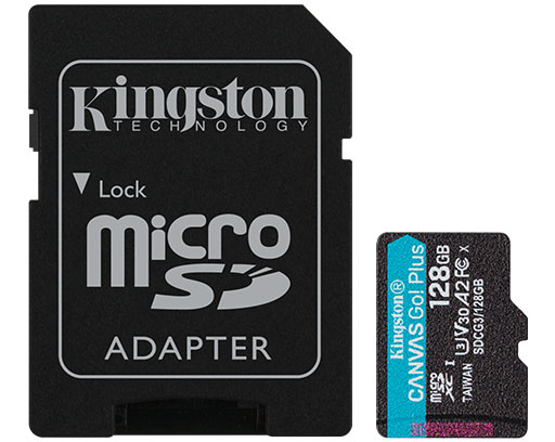 Canvas Go! Plus Class 10 microSD Cards - V30, A2 - 64GB-512GB