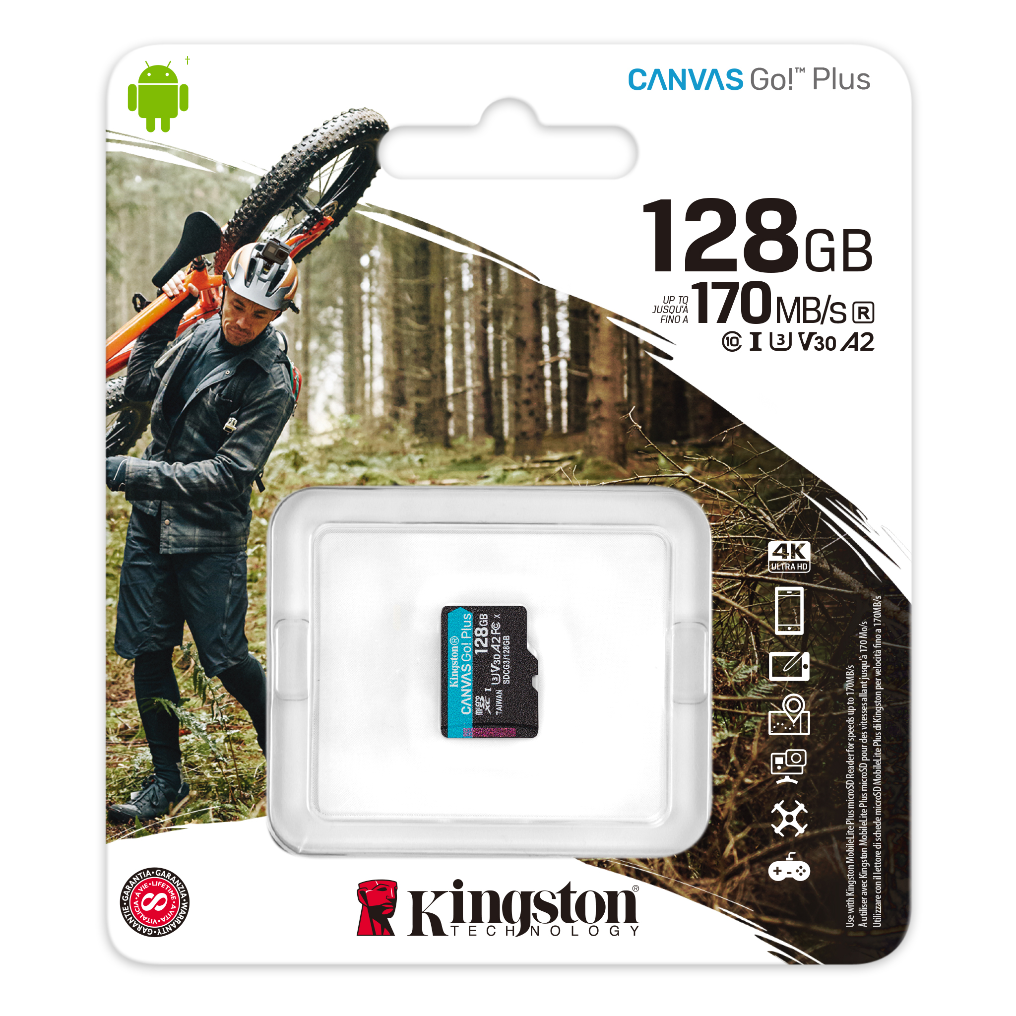 Kingston 32GB LG G6 Plus MicroSDHC Canvas Select Plus Card Verified by SanFlash. 100MBs Works with Kingston