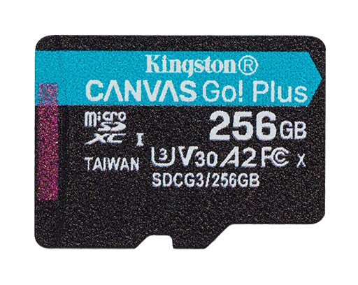 Bowling defense Papua New Guinea Canvas Go! Plus Class 10 microSD Cards - V30, A2 - 64GB-512GB - Kingston  Technology