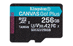 256GB microSDXC Canvas Go Plus 170R A2 U3 V30 Single Pack w/o ADP