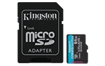 64GB microSDXC Canvas Go Plus 170R A2 U3 V30 Card + ADP
