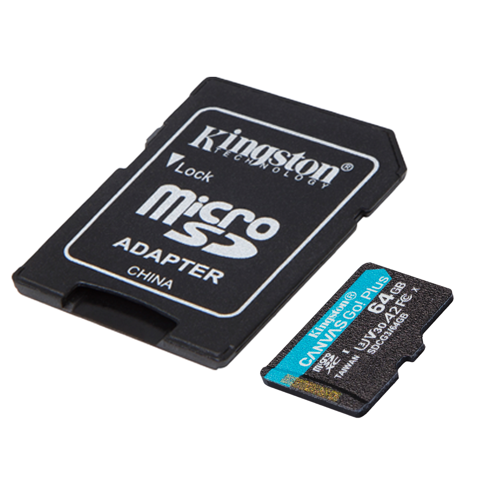 Kingston 256GB microSDXC Canvas Go Plus 170MB/s Read UHS-I A2/A1 Memory Card U3 Adapter SDCG3/256GB C10 V30