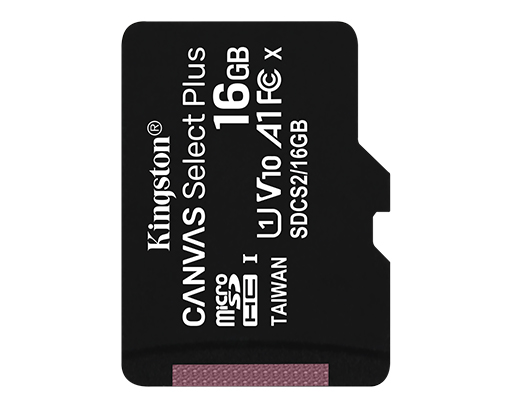 Carte Mémoire Micro SDHC Canvas Select Plus UHS-I CL10 Kingston KINGSTON 32 Go 100 Mo/s 