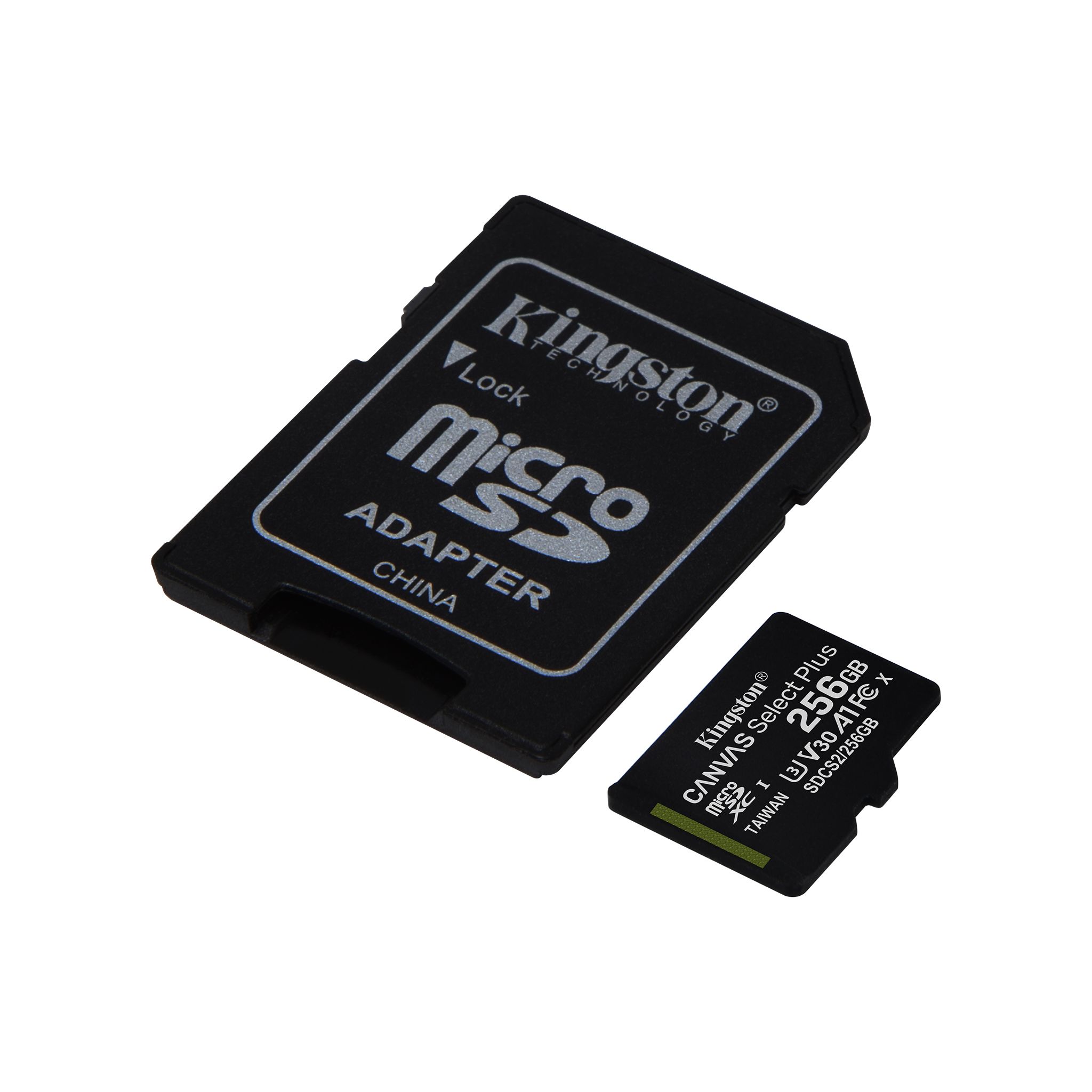 Kingston SDCR/256GB Tarjeta de Memoria microSD Color Negro 