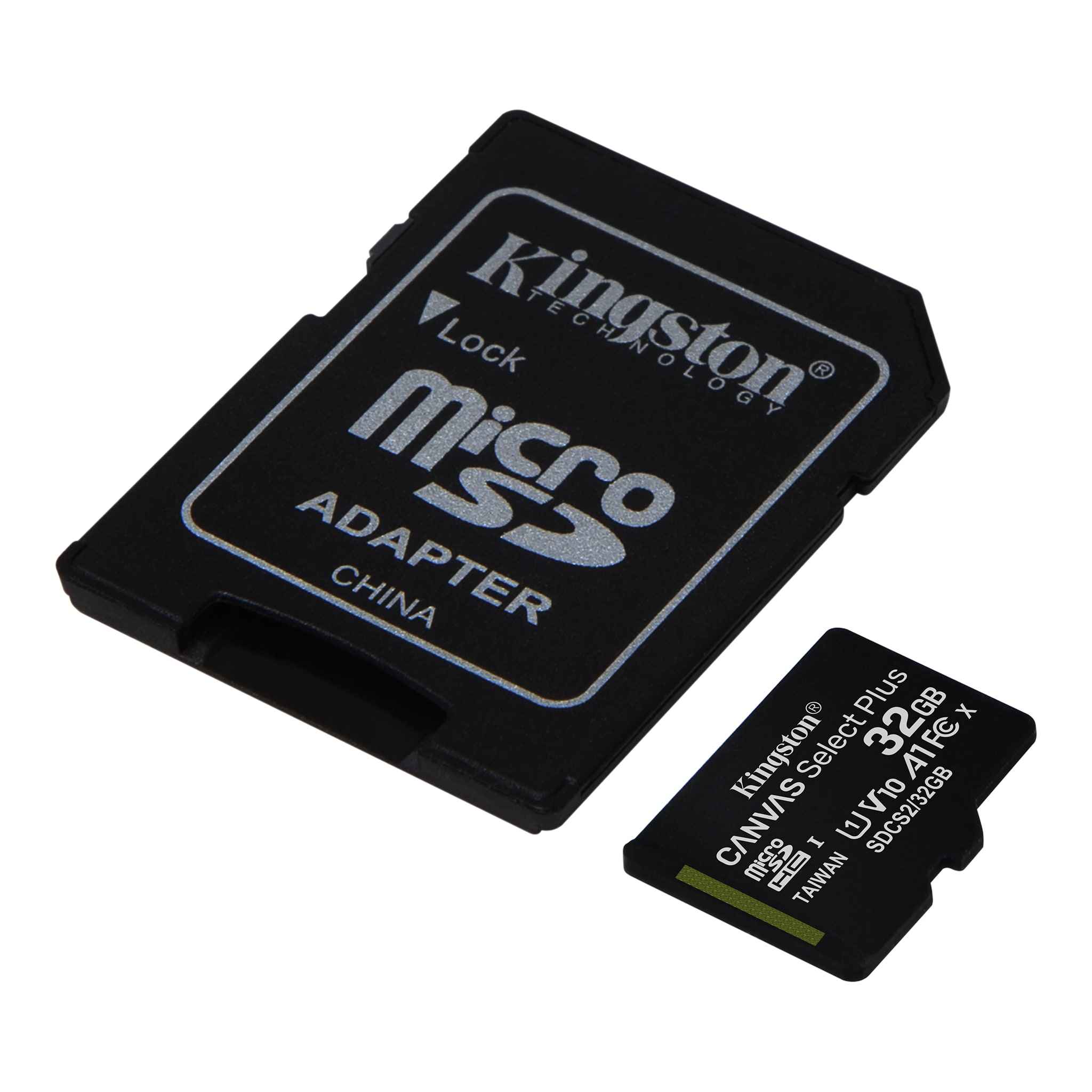 Kingston Canvas Select Plus SDCS2/32GB Scheda microSD Classe 10 con Adattator...