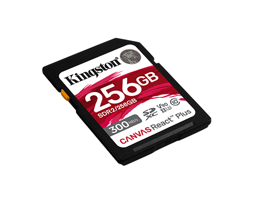 Kingston Kingston 128Go Canvas React Plus microSDXC UHS-II V90 C10 Carte Mémoire 285Mo/s 