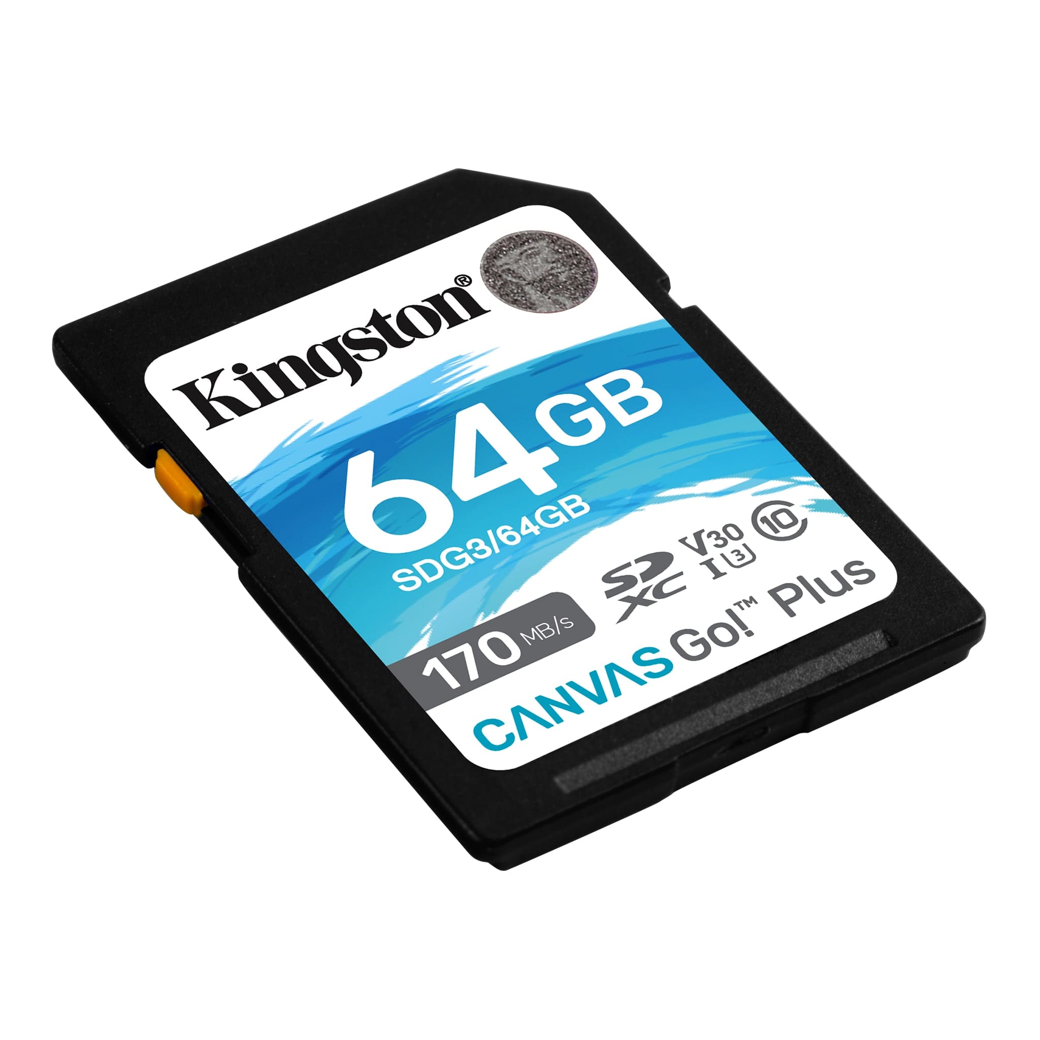 openbaring Tot ziens limiet Canvas Go! Plus Class 10 SD Cards - UHS-I, U3, V30 - 64GB-512GB - Kingston  Technology
